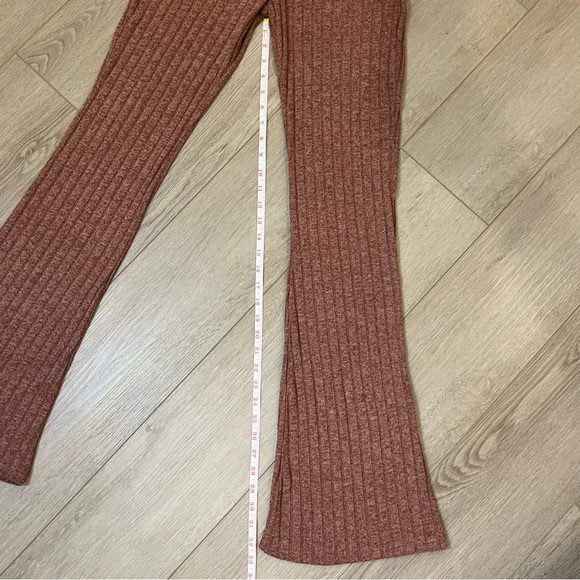 Zara Ribbed Knit Flare Pants - Size S - Picture 7 of 10